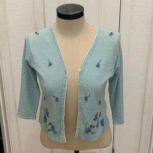 Blue Sweater by K Petite